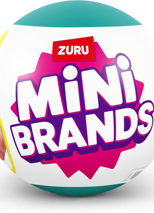 Mini Brands Books Capsule by ZURU Real Miniature Book Brands Collectible Toy, Capsules of 5 Mystery Miniature Books with Real readable Pages and Accessories for Kids, Teens, Adults (Single Capsule)
