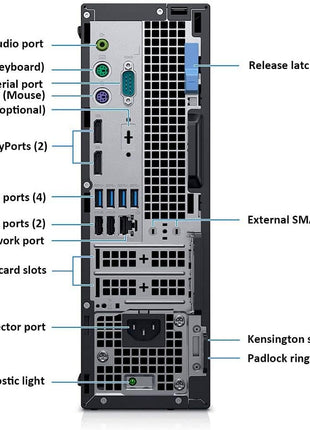 Dell OptiPlex 7070 SFF Desktop Computer PC, Intel 8 Core i7-9700 3.0GHz up to 4.70GHz,32GB DDR4 Ram New 1TB NVMe M.2 SSD,AX210 Built-in WiFi 6E,Windows 11 Pro, Wireless Keyboard & Mouse (Renewed)
