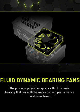 MSI MAG A750GL PCIE5, Fully Modular Compact Gaming 750W Power Supply, 80+ Gold, ATX 3.1 & PCIe 5.1 Ready, Native Dual-Color 12V-2x6 Cable, 10 Year Warranty