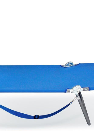 Ostrich The Original Chaise Lounge 72 x 22 Inch Portable Reclining Lounger | Outdoor Patio, Beach, Lawn, Camping, or Pool Tanning Chair, Ocean Blue