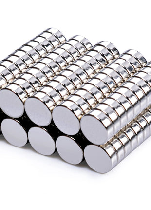 MIN CI 100 Pcs Strong Round Small Rare Earth Magnets, Refrigerator Neodymium Magnets Disc for Whiteboard Locker Fridge DIY Crafts Dry Erase Board Cabinets
