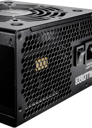 ASRock Challenger 750W Power Supply ATX 3.1 Auto iCOOL Intelligent Fan Control 120mm Golf Blade 5 Years Warranty CL-750G 80 Plus Gold Certified Non-Modular ATX3.1 PCIe5.1 12V-2x6 Cable