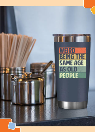 NewEleven 50th Birthday Gifts For Men Women - 50th Birthday Decorations For Him Her - Present For Men Women Turning 50 Year Old Gifts For Mom, Dad, Wife, Husband - 20 Oz Tumbler
