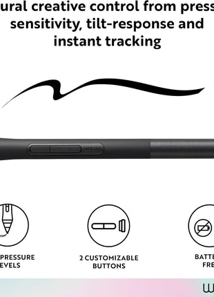 Wacom LP1100K 4K Pen for Intuos Tablet Black