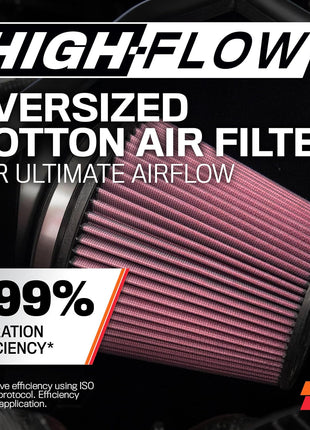 K&N Cold Air Intake System: High-Flow Air Filter, Increase Performance & Acceleration: Compatible with 1993-1997 Chevrolet/Pontiac: Camaro, Firebird, 57-3010-1