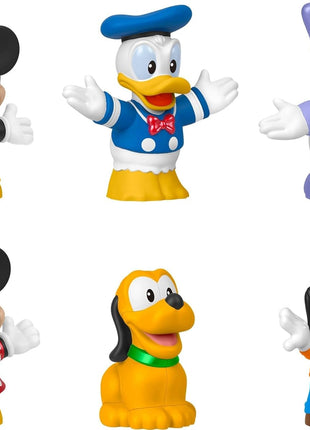 Fisher-Price Little People Disney Mickey & Friends Figure Pack | 6-Piece Character Set, Pretend Play, Toddlers & Kids Ages 18+ Months
