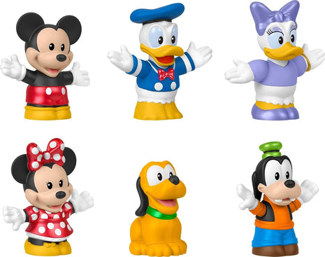 Fisher-Price Little People Disney Mickey & Friends Figure Pack | 6-Piece Character Set, Pretend Play, Toddlers & Kids Ages 18+ Months