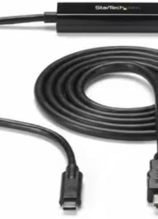 StarTech.com 6ft (2m) USB C to HDMI Cable, 4K 30Hz USB Type-C to HDMI Video Display Converter, Monitor Adapter Cord, Thunderbolt Compatible