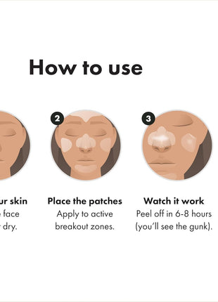 Mighty Patch Hero Cosmetics Face XL Hydrocolloid Face Mask for Acne, 5 Ct | 1 Complete Set for Nose, Chin, Forehead & Cheeks; Large Pimple Patches for Zit Breakouts; For Oily and Combination Skin