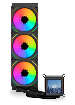 Lian Li Galahad II LCD SL-INF-360-Liquid Cooler-Black-GA2ALCD36INB | Intel LGA 1851, 1700, 1200 & AMD AM5, AM4 Compatible