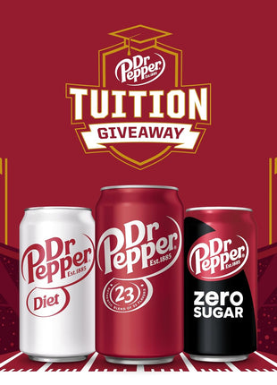 Dr Pepper Soda, 12 fl oz cans, 12 pack