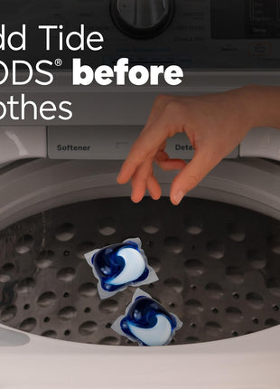 Tide PODS laundry detergent pacs, 3-in-1 Stain Remover, Odor Fighter, Color Protector, 112 Count, HE compatible, Spring Meadow Scent