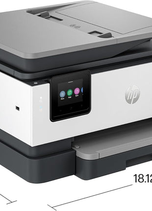 HP OfficeJet Pro 8135e Wireless All-in-One Color Inkjet Printer, Print, scan, Copy, fax, ADF, Duplex Printing Best-for-Home Office, 3 Month Instant Ink Trial Included, AI-Enabled (40Q35A)