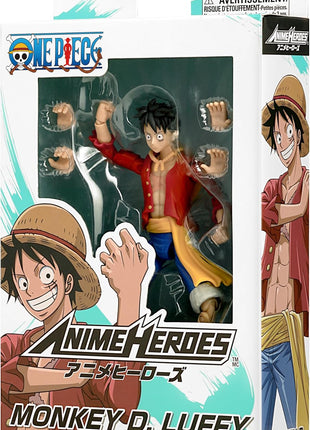 ANIME HEROES - One Piece - Monkey D. Luffy Renewal Version Action Figure | One Piece 6 Inch Action Figure Anime Heroes - Monkey D. Luffy Renewal Version