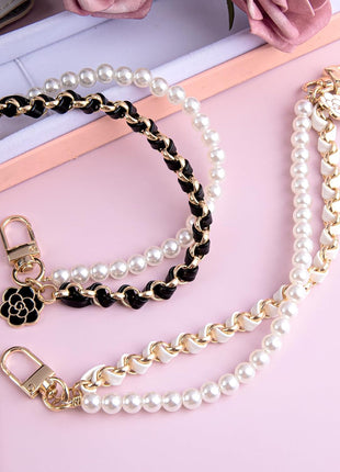 2Pcs Pearl Purse Chain