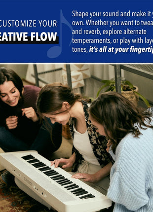 Casio Casiotone CT S1 ? 61 Key Touch Sensitive Retro Keyboard | Sleek, Portable Design for Beginners to Pros | Stereo Grand Piano  60 Aix Tones | USB MIDI Connectivity | Black