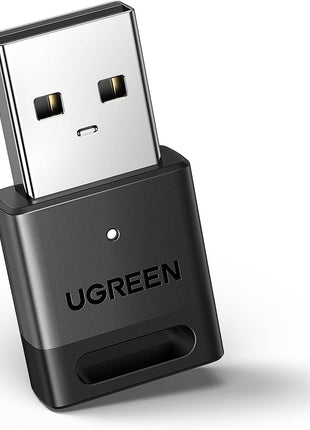 UGREEN USB Bluetooth 5.3 Adapter for PC, Plug & Play for Windows 11/10/8.1, Bluetooth Dongle Receiver for Keyboard/Mouse/Headphone/Speakers/Printer
