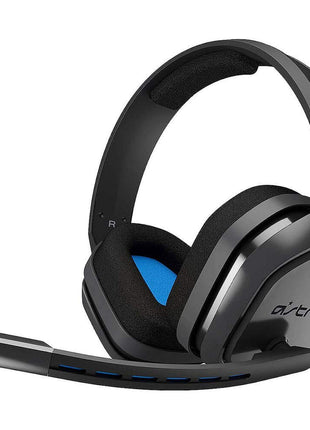 ASTRO Gaming A10 Wired Gaming Headset, Lightweight and Damage Resistant, ASTRO, 3.5 mm Audio Jack, for Xbox Series X|S, Xbox One, PS5, PS4, Nintendo Switch, PC, Mac- Black/Blue