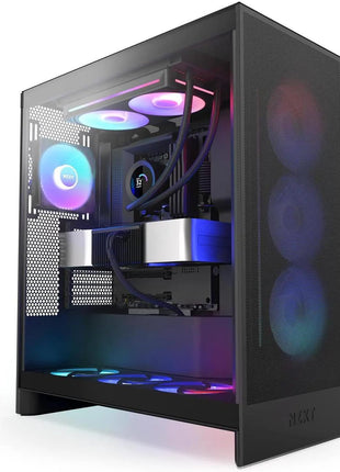 NZXT Kraken Plus 240 RGB – AIO CPU Liquid Cooler – 240mm Radiator – F240 RGB Core Single Frame Fan – Customizable 1.54 inch Square LCD – AMD® AM5, AM4 – Intel® LGA 1851/1700, 1200/115X – Black
