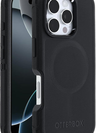 OtterBox Defender MagSafe iPhone 16 Pro Case, Black, US Military MIL Standard