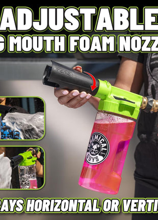 Chemical Guys TORQ Foam Blaster 6 - Foam Cannon Garden Hose Attachment, Easy to Use, Sprays Thick Suds for Safe Washing Trucks, SUVs, Motorcycles, RVs, and Other Vehicles