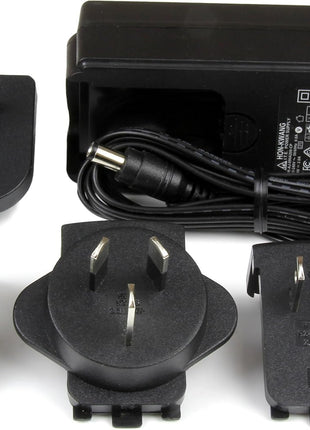 StarTech.com Universal Replacement Power Adapter - DC 9 Volts, 2 Amps Power Adapter (SVA9M2NEUA), Black