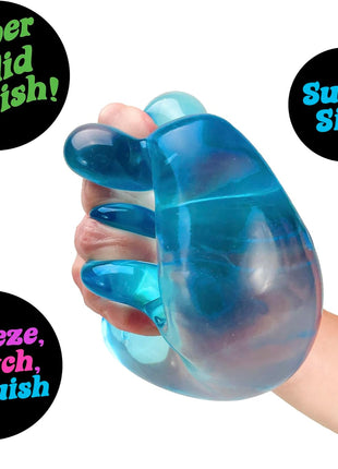 Schylling NeeDoh Nice Berg - Giant NeeDoh Nice Cube - Sensory Squeeze Toy with a Super Solid Squish (Pack of 1)