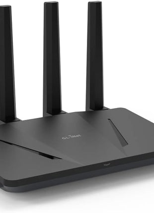 GL.iNet GL-AX1800(Flint) WiFi 6 Router -Dual Band Gigabit Wireless Internet Router | 5 x 1G Ethernet Ports | Up to 120 Devices | OpenVpn&WireGuard