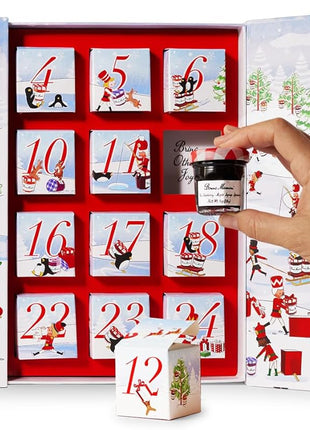 Bonne Maman 2025 Limited Run Edition Advent Calendar, 24 Mini Spreads