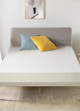 Best Price Mattress 6 inch Twin Mattress Bed In A Box, Green Tea Memory Foam, White