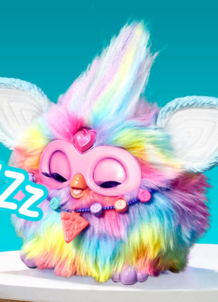 Furby Tie Dye, 15 Fashion Accessories, Interactive Plush Toys for 6 Year Old Girls & Boys & Up, Voice Activated Animatronic