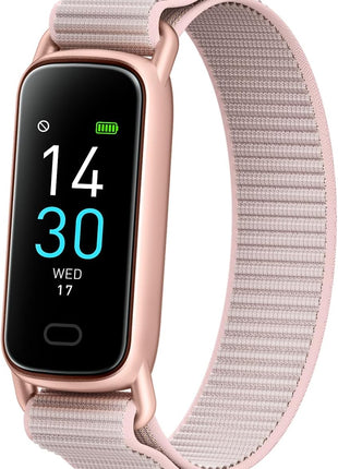 Lightweight Activity & Fitness Tracker with Subscription-Free App Control, AI Sleep Insights, 24/7 Heart Rate & Blood Oxygen Tracking, 16 Sport Modes, Waterproof Smart Watch for Men & Women