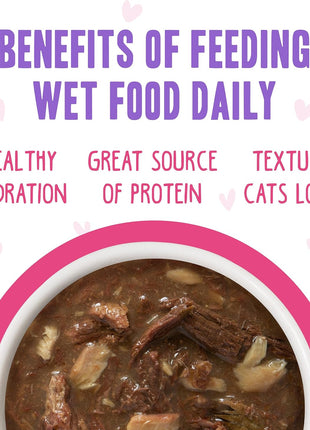 Weruva B.F.F. OMG - Best Feline Friend Oh My Gravy!, Rainbow A Gogo Variety Pack! Cat Food, 3oz Pouch (Pack of 12)