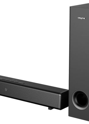 Creative Stage 360 2.1 Bluetooth Sound Bar Speaker - 120 W RMS - Black