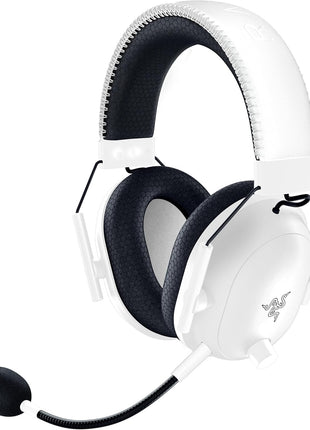 Razer BlackShark V2 Pro Wireless Gaming Headset: Super Wideband Mic - Pro Tuned FPS Profiles - 50mm Drivers - Plush Noise Isolating Earcups - 70 Hr Battery - Bluetooth - for PC, PS5, Switch 2 - White