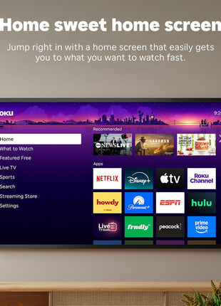 Roku Streaming Stick 4K - HDR & Dolby Vision Roku Streaming Device for TV with Voice Remote & Long-Range Wi-Fi - Free & Live TV