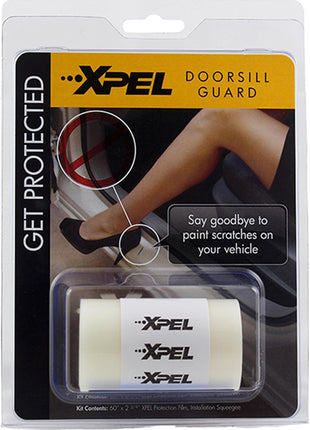 XPEL Clear Universal Door Sill Guard - 60 inch x 2.75 inch - Ultimate Protection for Car or Truck Door Sills against High Traffic and Damage, Easy to Install Interior Protection Film Kit
