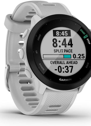 Garmin Forerunner 55, GPS Running Watch with Daily Suggested Workouts, Up to 2 Weeks of Battery Life, White
