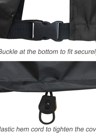 Porch Shield Waterproof Universal Generator Cover 32 x 24 x 24 inch - for Most Generators 5000-10000 Watt, Black