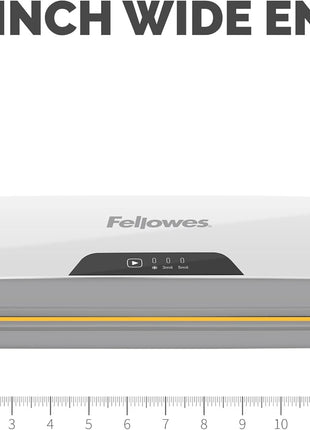 Fellowes Halo 125 Laminator with Pouch Starter Kit, 4.3 inch inch x 17.1 inch inch x 2.9 inch inch inch