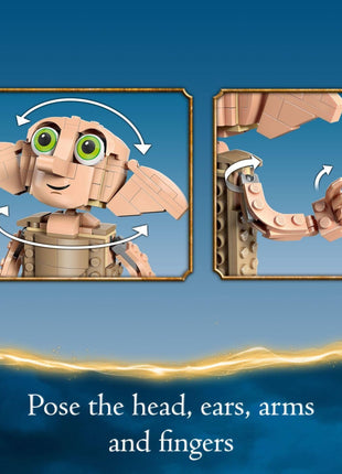 LEGO Harry Potter Dobby The House-Elf Building Toy Set, Build and Display Model of a Beloved Character from The Harry Potter Franchise, for 8 Year Old Boys' and Girls' Birthday, 76421