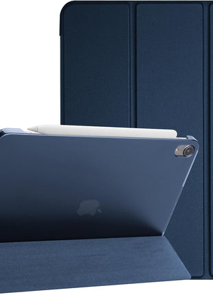 ProCase Smart Case for iPad Air 11-inch M4/M3/M2 & Air 10.9 5th/4th Gen | Hard Back Cover with Auto Sleep/Wake, Slim Lightweight Case for iPad Air 11" 2026/25/24 & 10.9" 2022/2020-Navy