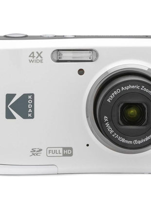 Kodak PIXPRO FZ45 Friendly Zoom 16MP Full HD Digital Camera, White, Bundle with 32GB Memory Card and Camera Bag