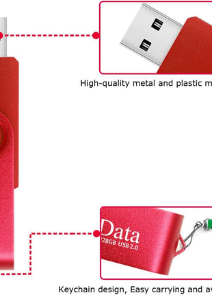 SamData 8GB USB Flash Drives 2 Pack 8GB Thumb Drives Memory Stick Jump Drive with LED Light for Storage and Backup (2 Colors: Black Blue)