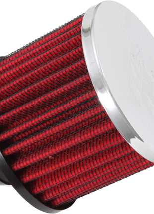 K&N Vent Air Filter/Breather: High Performance, Premium, Washable, Replacement Engine Filter: Filter Height: 2.5 in, Flange Length: 1 in, Shape: Breather, 62-1490