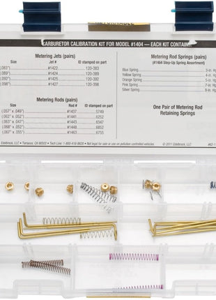 Edelbrock 1486 Performance Series Carburetor Calibration Kit