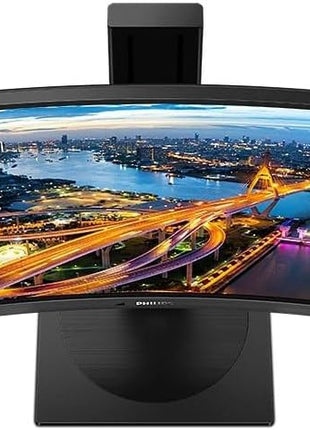 Philips 346B1C Ultrawide 34 inch Curved Monitor, UltraWide QHD 2K, USB-C and Built-in KVM Switch