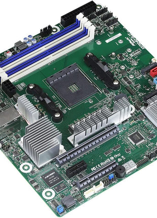 ASRock Rack X570D4U-2L2T Socket AM4/ AMD X570/ DDR4/ SATA3&USB 3.2/ Micro-ATX Server Motherboard