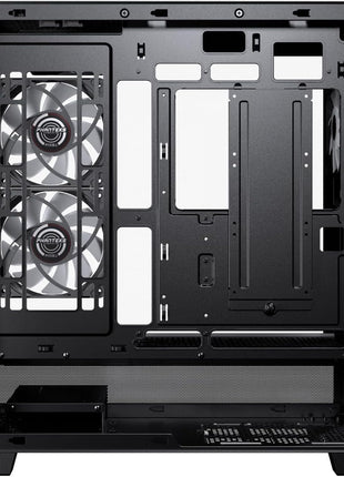 Phanteks XT View, Compact ATX Mid-Tower Gaming Chassis, Tempered Glass Front and Side Window, USB-C 3.2 Gen2, 3X M25-120 DRGB Fans Included(Black)