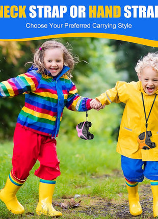 LET'S GO! Binocular for Kids, Compact High Resolution Shockproof Binoculars